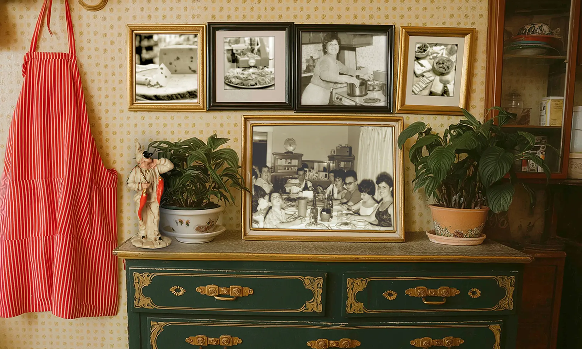 Vintage photos and Domingo's kitchen heritage